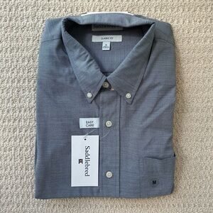 Saddlebred Navy Boat Classic Fit Button Down